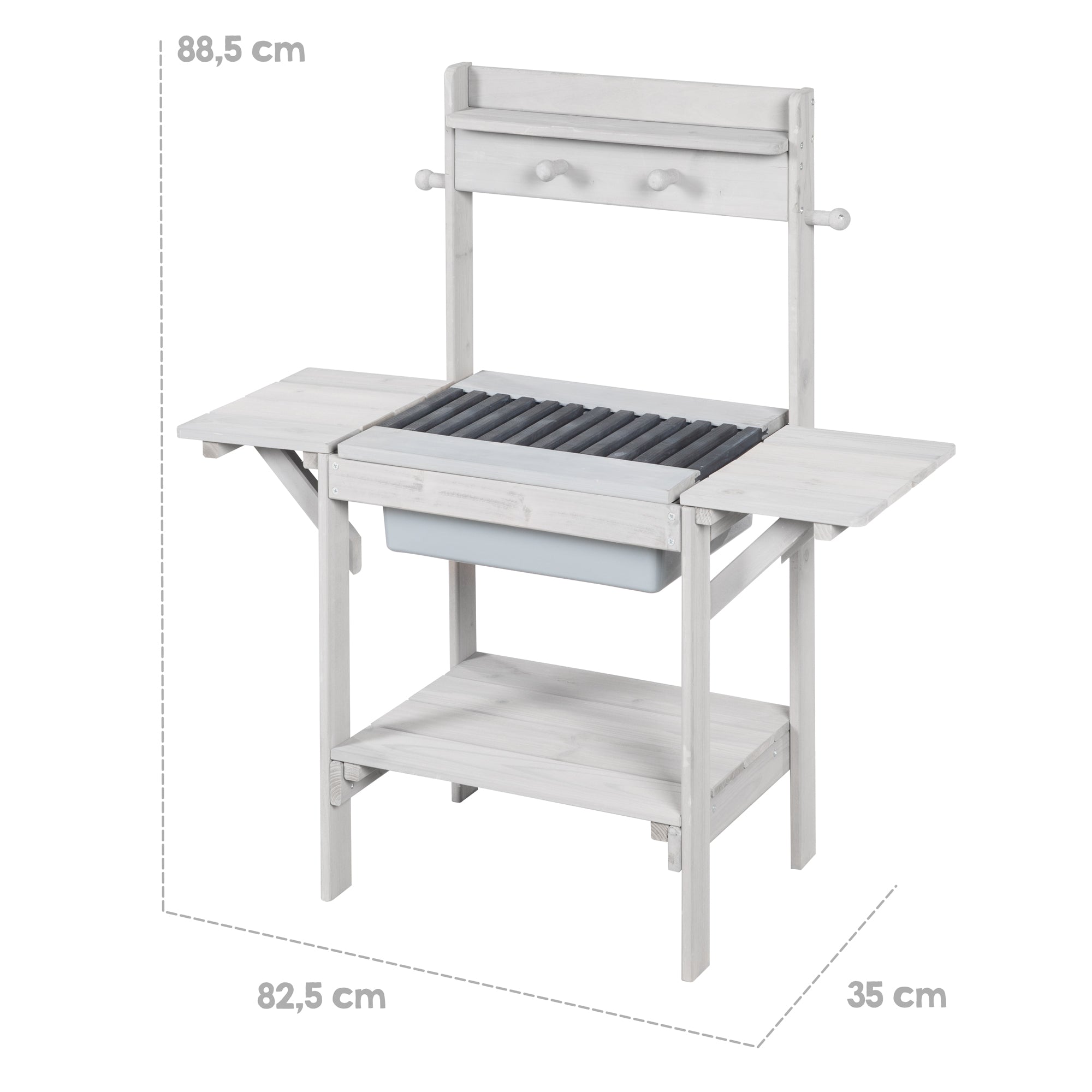 Roba 456036GA Matschküche 'BBQ' grau – Outdoor + - Bild 4 Roba 456036GA Matschküche 'BBQ' grau – Outdoor + - Produktbild 4
