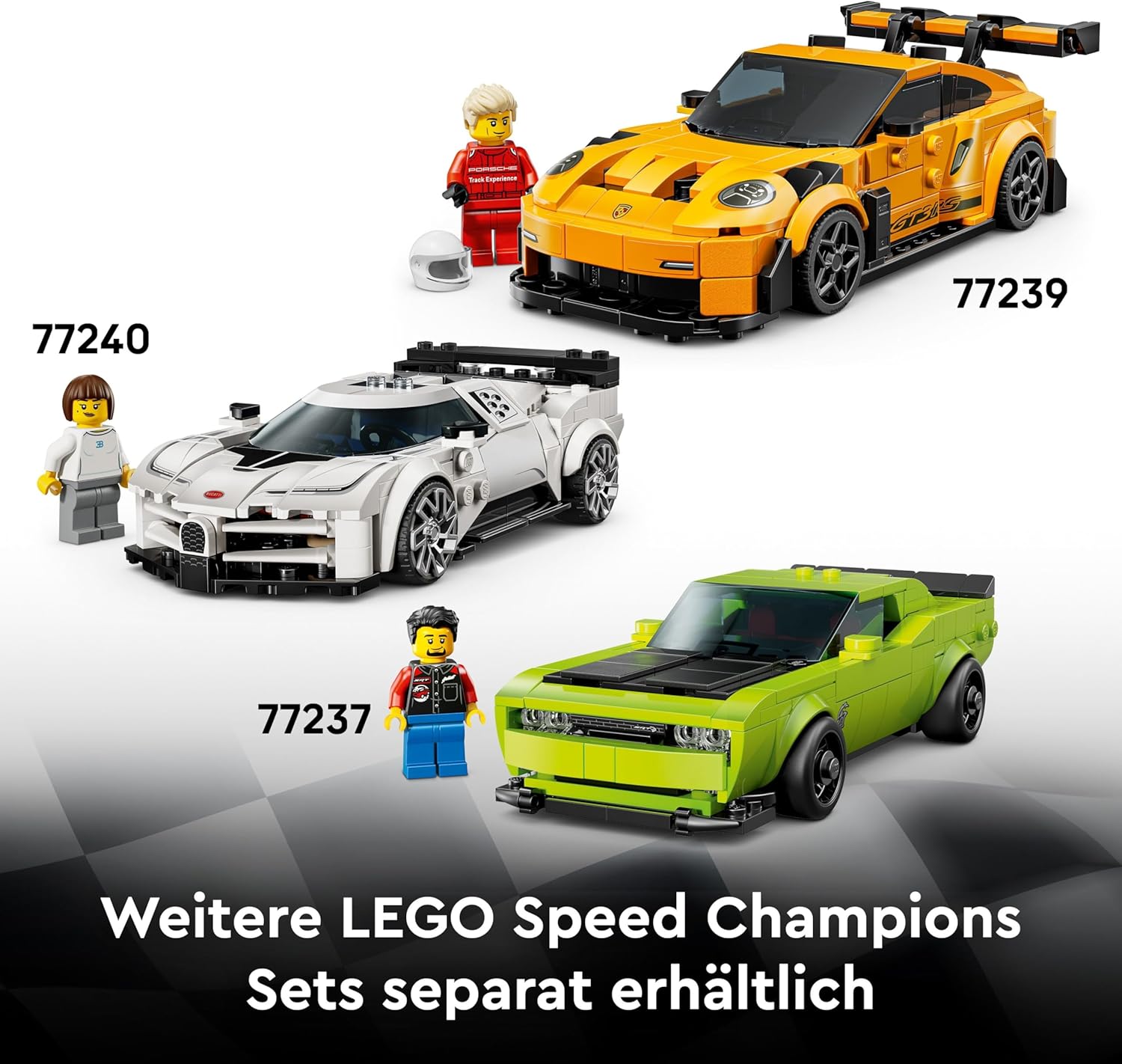 LEGO Speed Champions 76917 Nissan Skyline GT-R (R34) aus 2 Fast 2 Furious silbernes Sportwagenmodell mit Minifigur Brian O’Conner