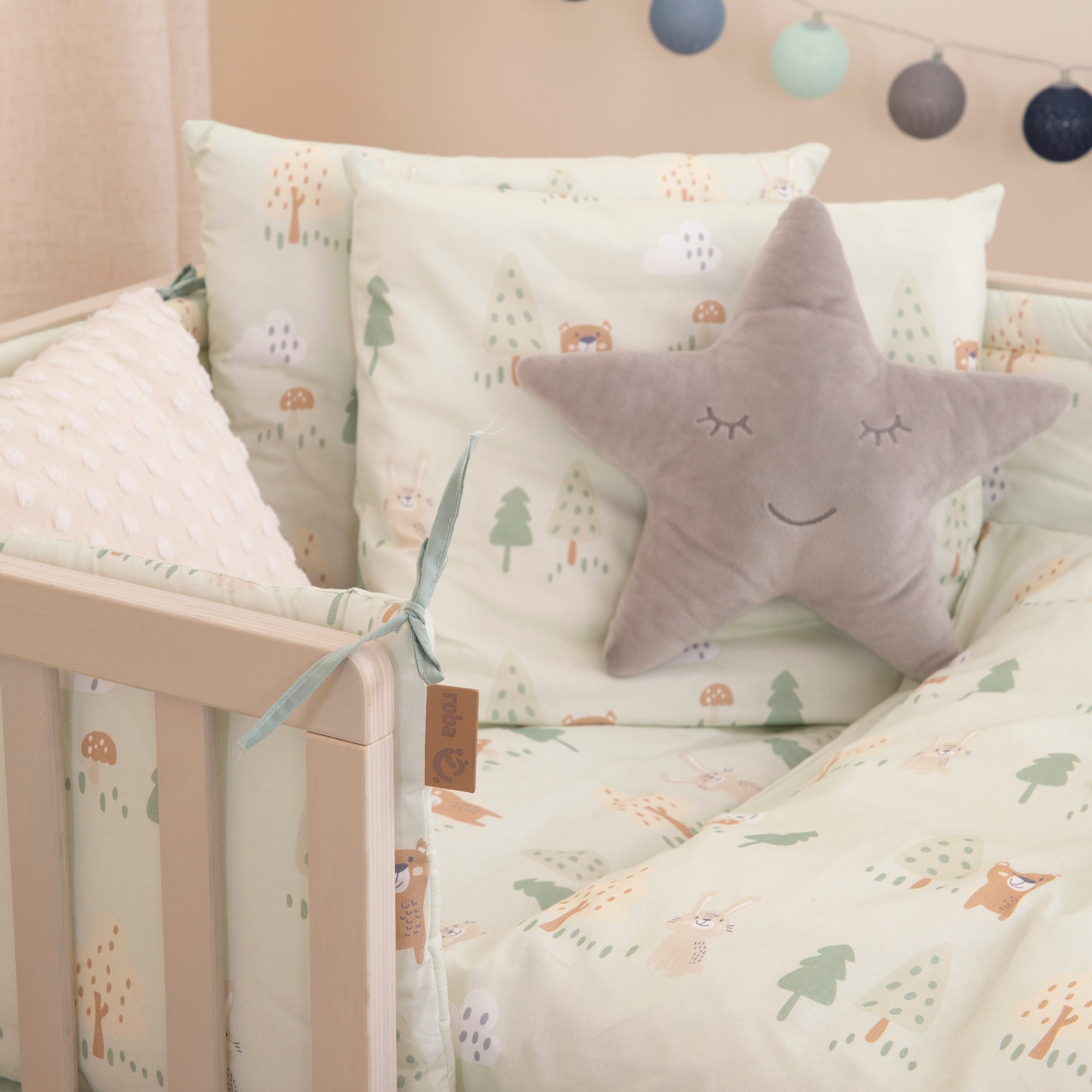 Roba 1491V283 Bettwäsche 2-tlg Woodland Buddies grün – Bettwäschen - Bild 7 Roba 1491V283 Bettwäsche 2-tlg Woodland Buddies grün – Bettwäschen - Produktbild 7