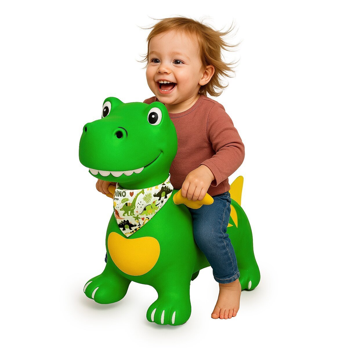 JAMARA Hüpftier Dino mit Flügel HoppyDoo grün mit Pumpe ab 12 Monaten JAMARA Hüpftier Dino mit Flügel HoppyDoo grün mit Pumpe ab 12 Monaten