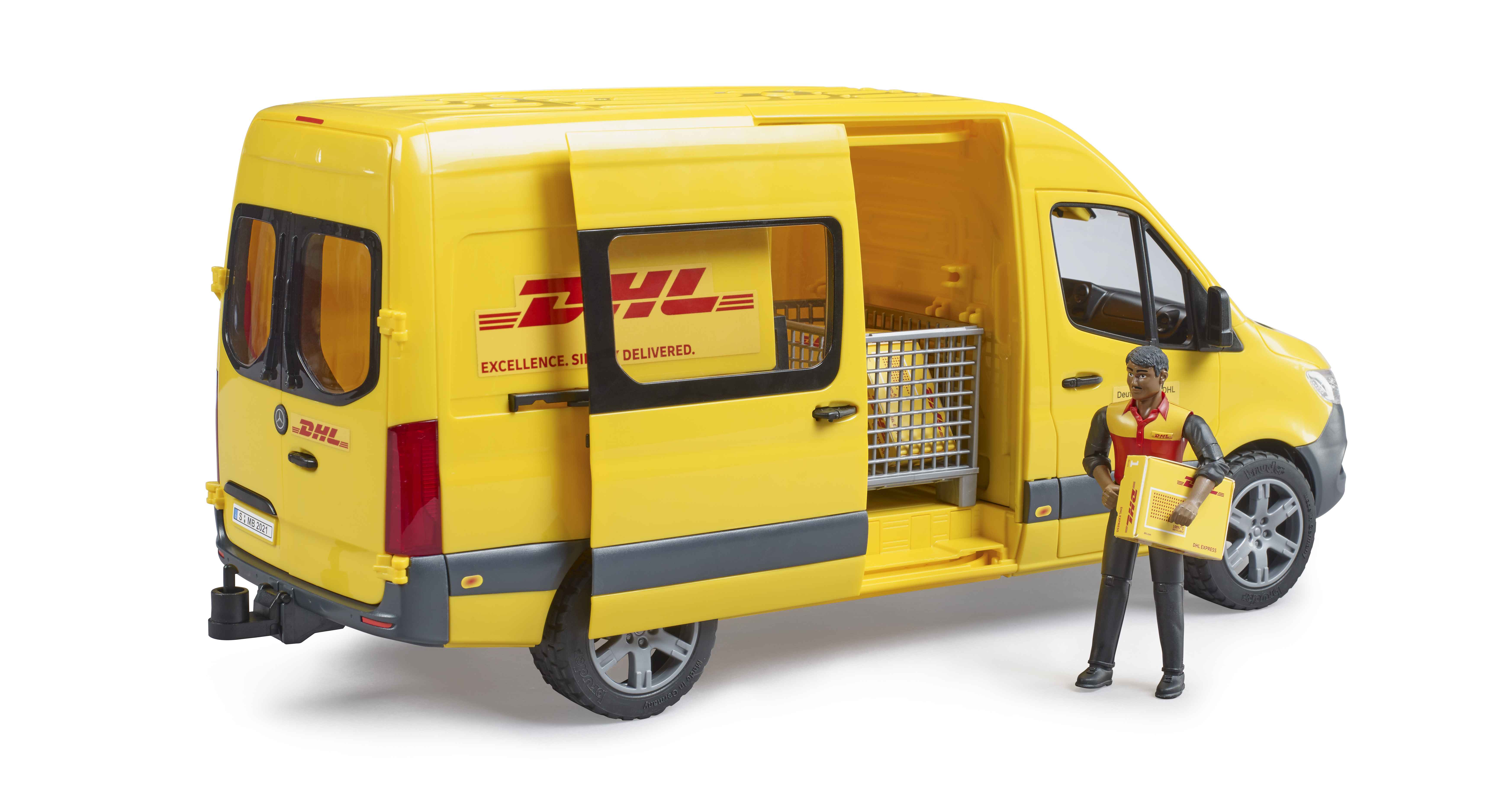 BRUDER 02671 - MB Sprinter DHL mit Fahrer - Bild 2