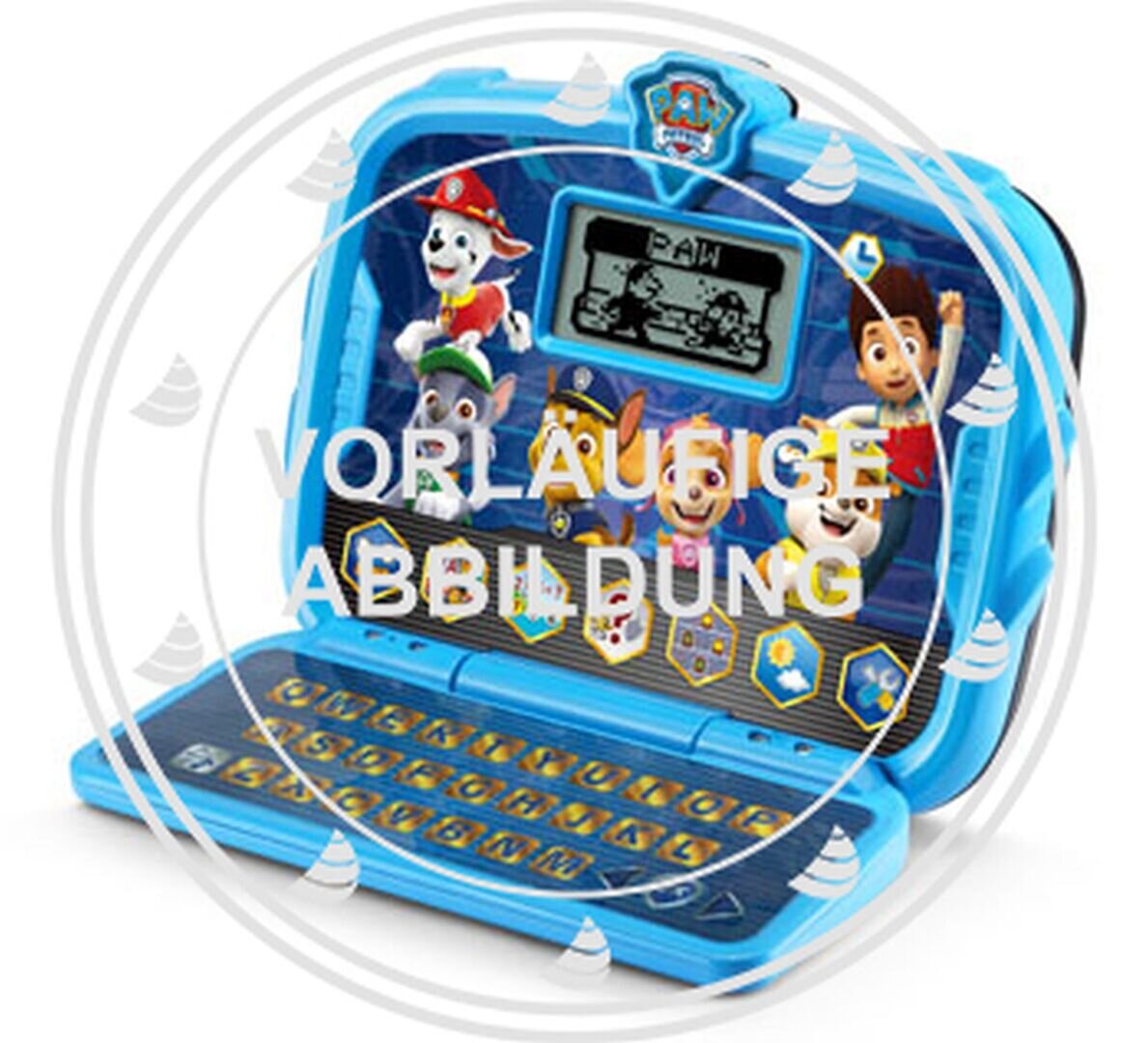 VTech PAW Patrol Lernlaptop deutsch interaktiver Lerncomputer, ab 3 Jahren VTech PAW Patrol Lernlaptop mit QWERTZ-Tastatur, 6 Lernmodi Buchstaben, Zahlen, Formen, Wetter etc., Original-Serienstimmen, LCD-Uhr, Wecker & Kuckuck, kindersicheres Batteriefach, ab 3 Jahren,