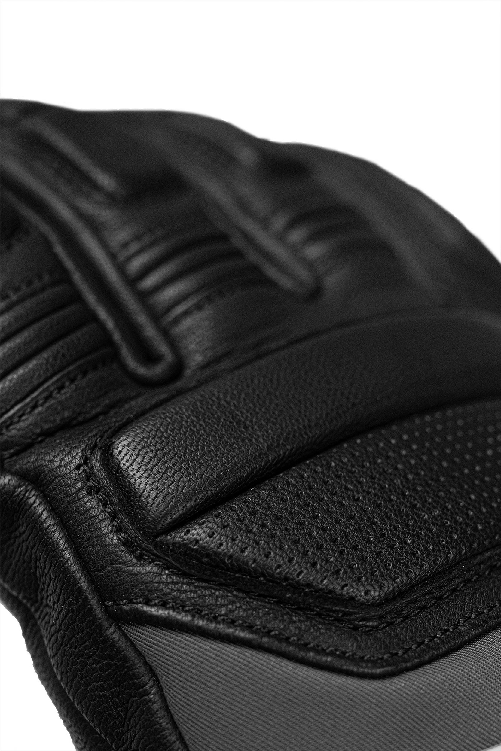 Reusch Profi SL Unisex Skihandschuh Schwarz/Granit/Gelb