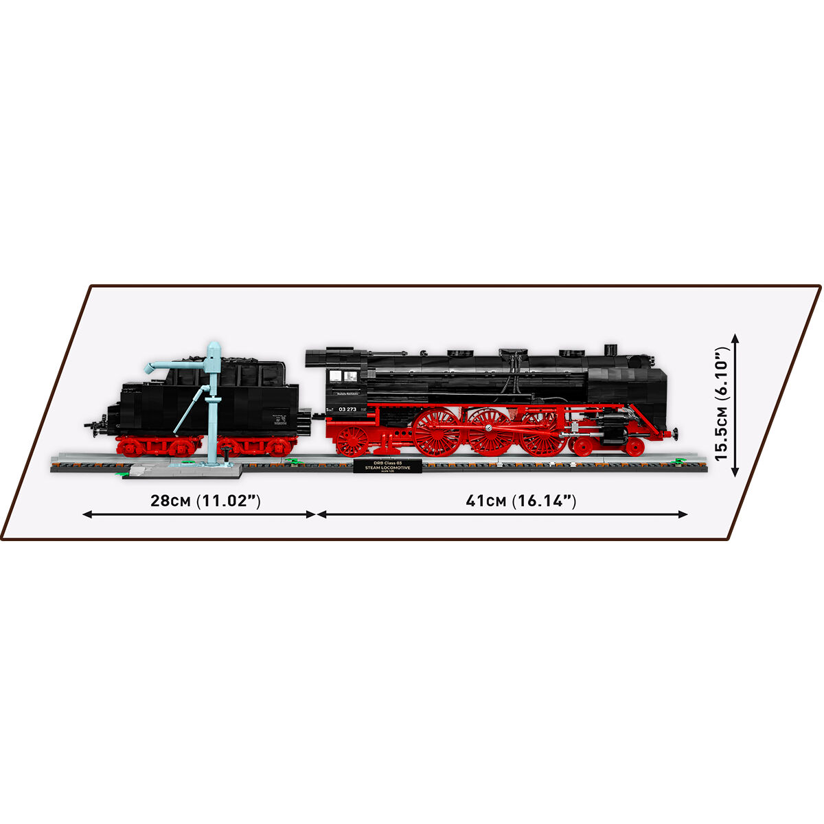 COBI 6286 - DR BR 03 STEAM Locomotive & Watercrane - Bild 8 COBI 6286 - DR BR 03 STEAM Locomotive & Watercrane - Bild 8