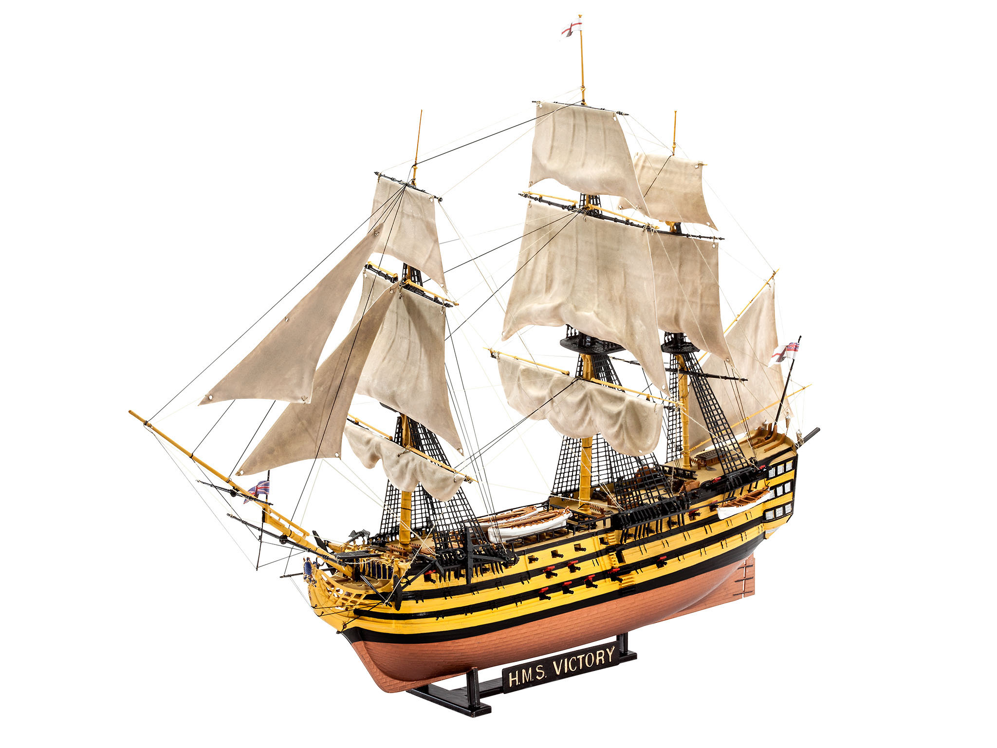 Revell 05408 H.M.S. Victory - Legendäres Flaggschiff im Maßstab 1:225 Boot, Transport, Fahrzeug, Segelboot, Wasserfahrzeug