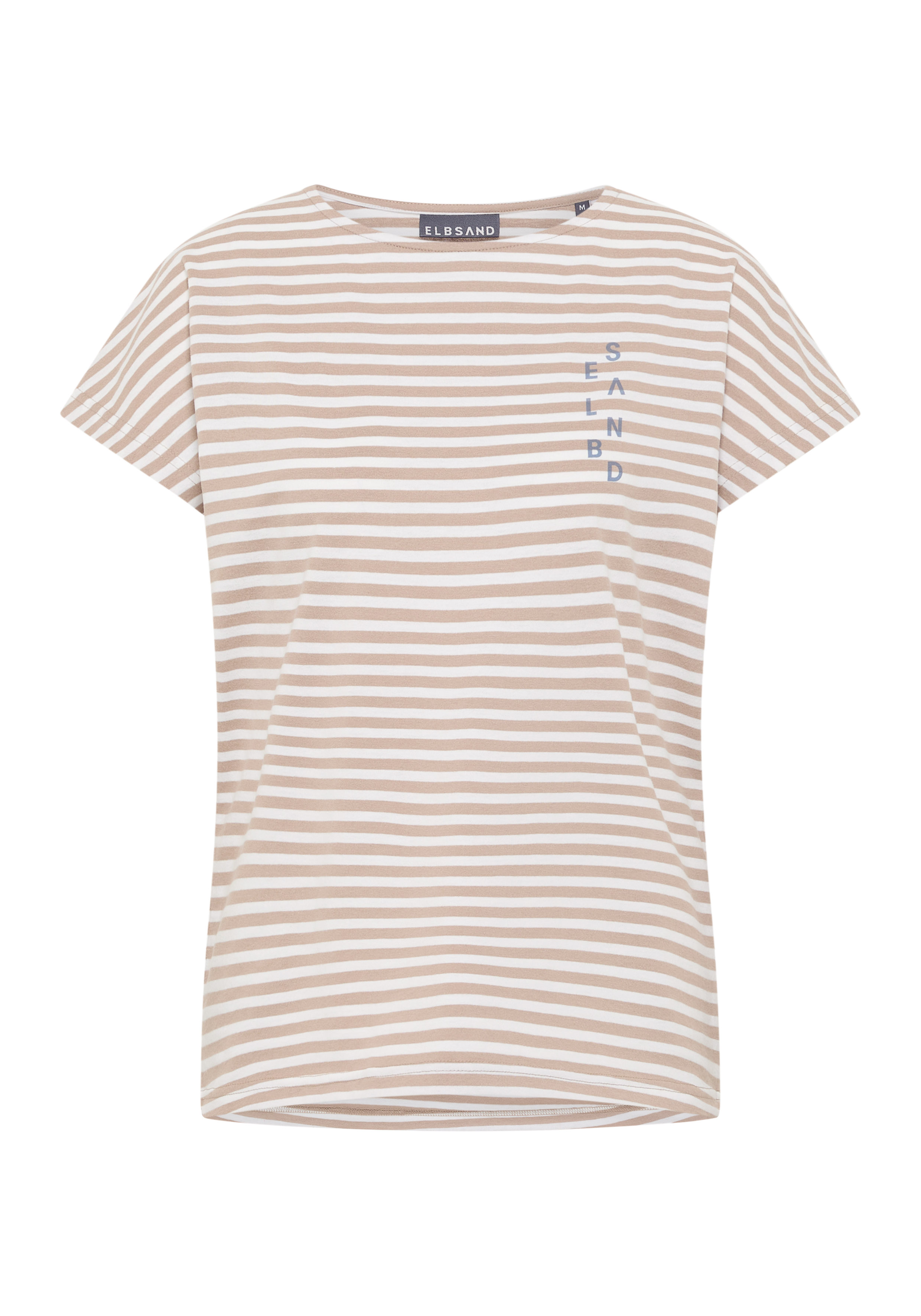 ELBSAND T-SHIRT, SELMA, BEIGE/WEIß von Elbsand bei Conquest. Artikel ELB 70691/0004.