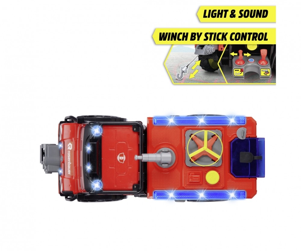 Dickie Toys Unimog U530 Fire Rescue 203719033 Maschine, Rad