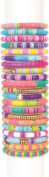 Make It Real Heishi Perlen-Tower Schmuck-Bastelset Make It Real Heishi Perlen-Tower Bastelset mit bunten Scheibenperlen und Zubehör für Schmuckherstellung