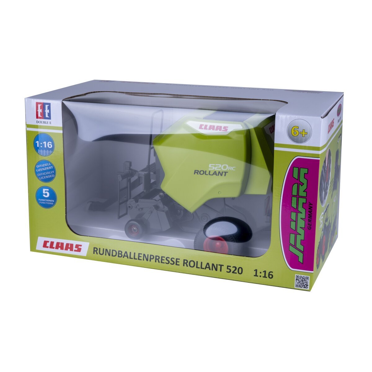 JAMARA Claas Rollant 520 Rundballenpresse für RC-Traktor 1:16 ab 6 Jahren JAMARA Claas Rollant 520 Rundballenpresse für RC-Traktor 1:16 ab 6 Jahren