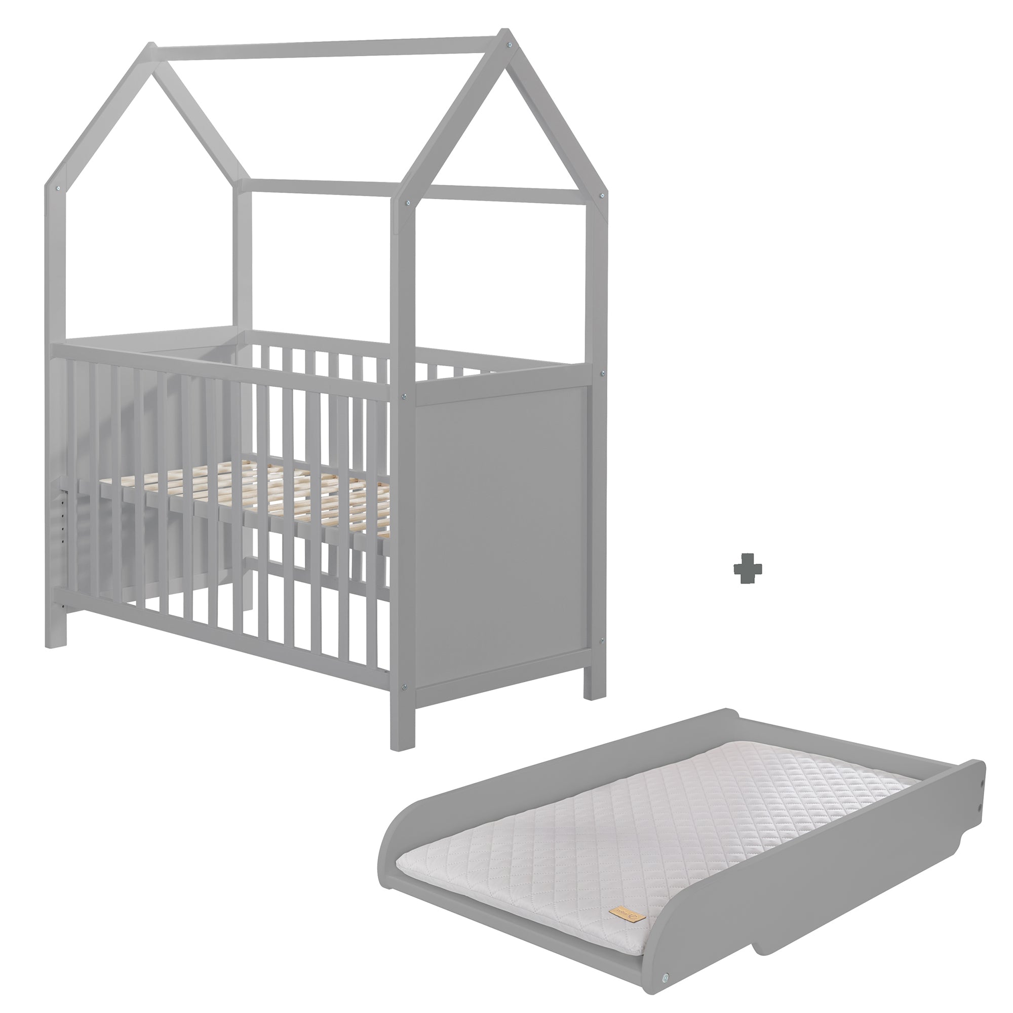 Roba 203120TPFS Hausbett 60x120 cm taupe – Komplettbettsets & Einzelbetten - Bild 7 Roba 203120TPFS Hausbett 60x120 cm taupe – Komplettbettsets & Einzelbetten - Produktbild 7