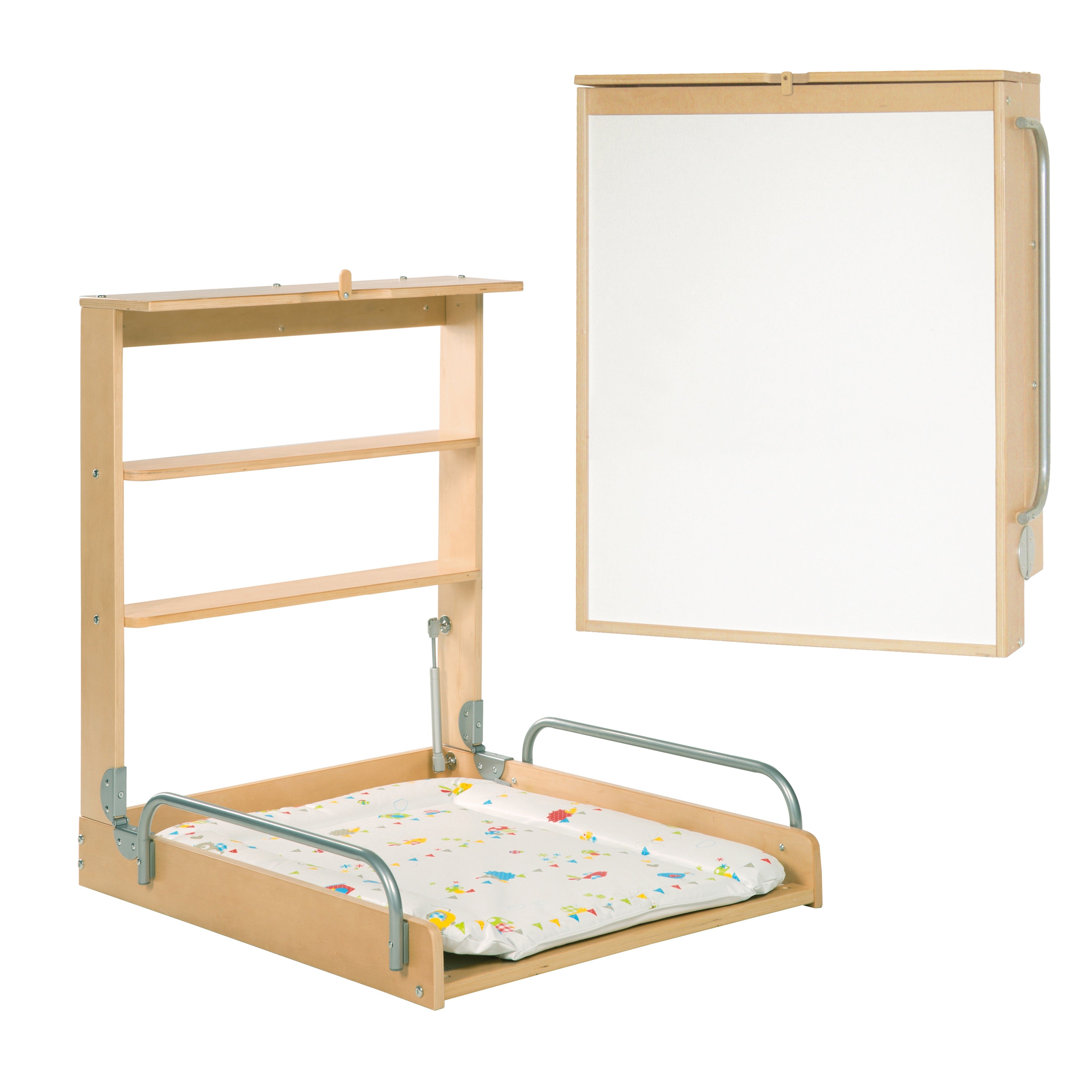Roba 26015F150 Wandwickelregal Waldhochzeit natur lackiert – Wickeln & Baden - Bild 1 Roba 26015F150 Wandwickelregal Waldhochzeit natur lackiert – Wickeln & Baden - natur lackiert - Wickeln & Baden - Produktbild 1
