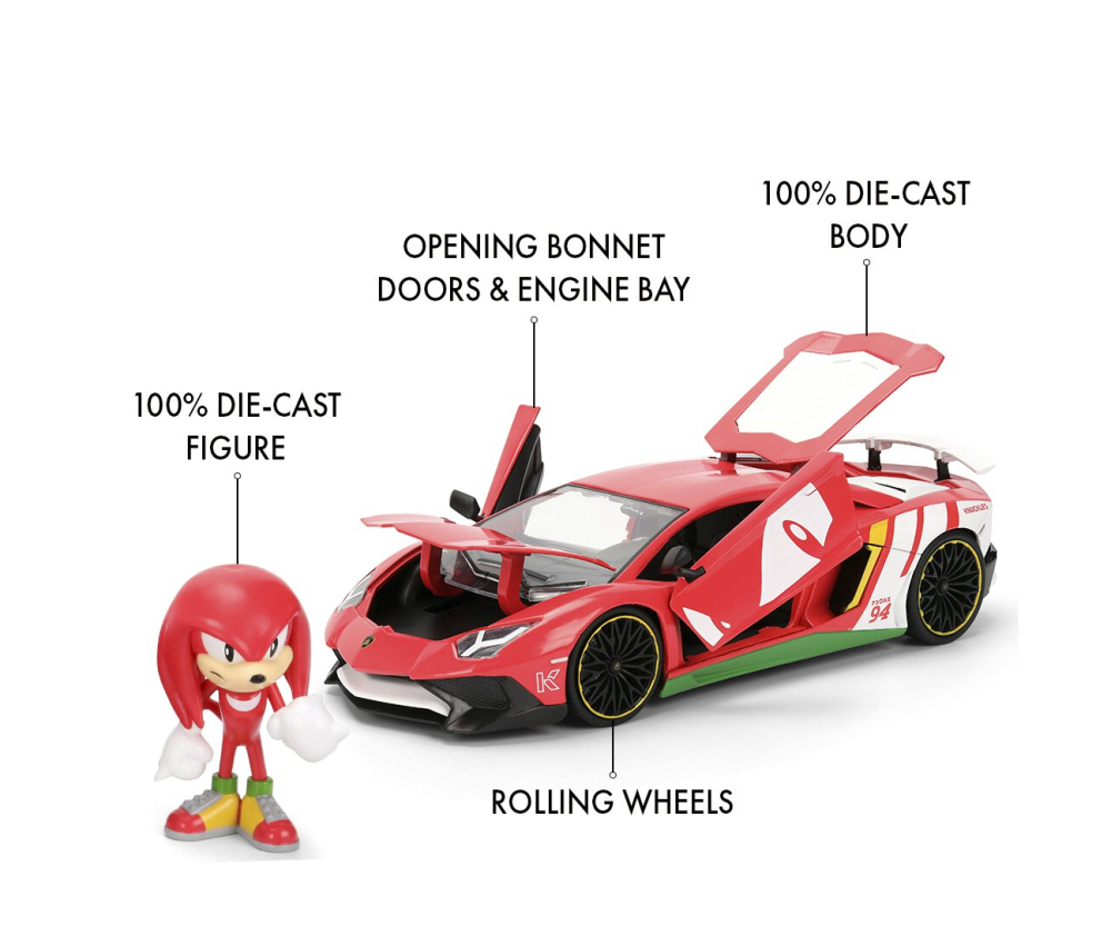Jada Knuckles Lamborghini Aventador SV 1:24