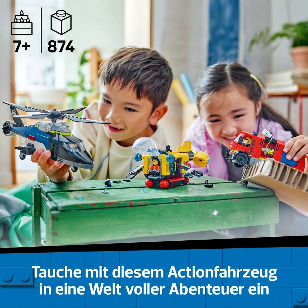 LEGO® City 60462 Kombinationsset mit Hubschrauber, Löschauto und U-Boot LEGO® City 60462 Kombinationsset mit Hubschrauber, Löschauto und U-Boot