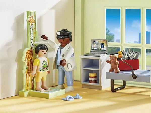 PLAYMOBIL 71619 Kinderarzt Mit Teddybär
