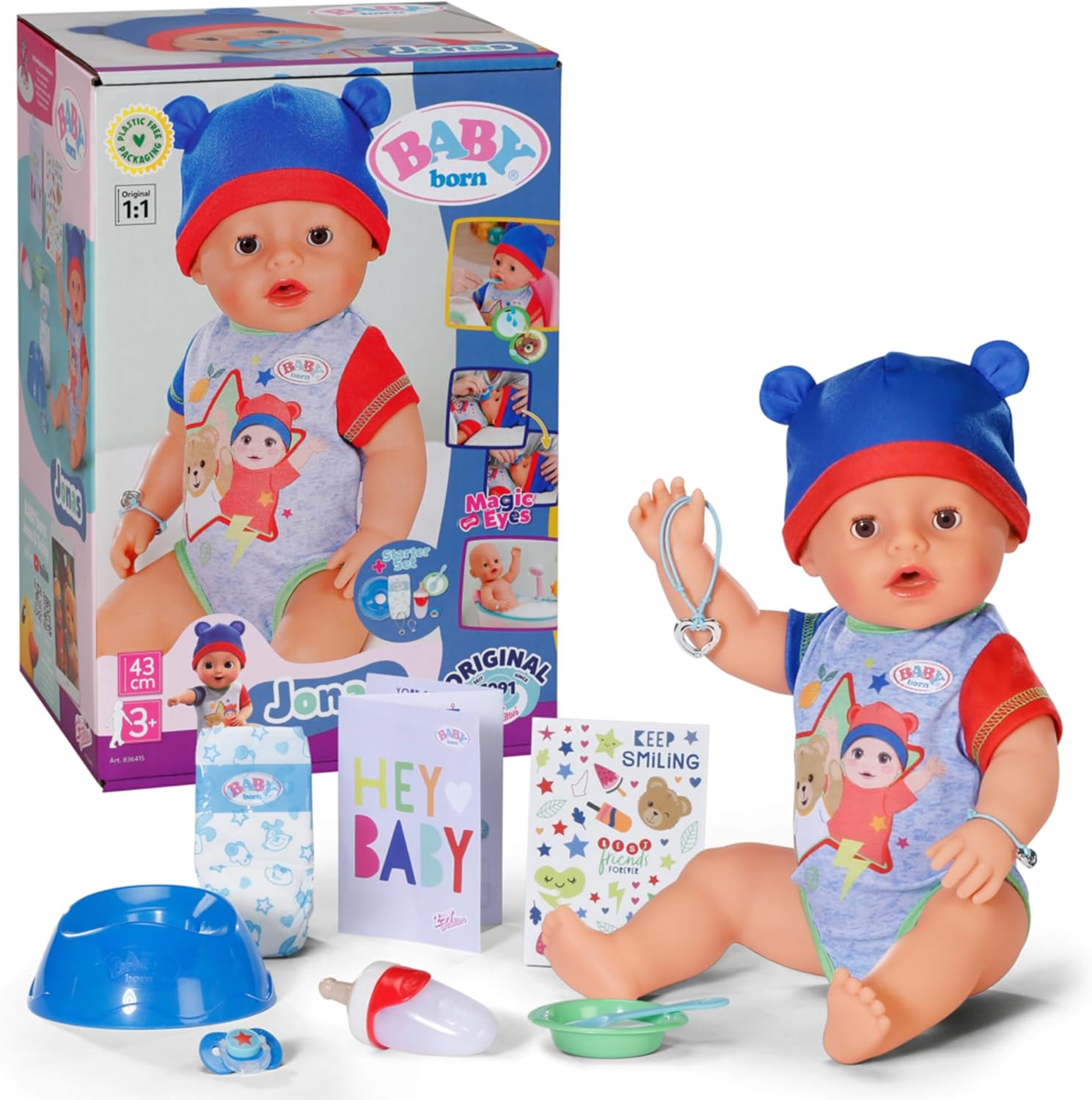 BABY born Jonas DE Hut, Baby, Person, Puppe, Spielzeug