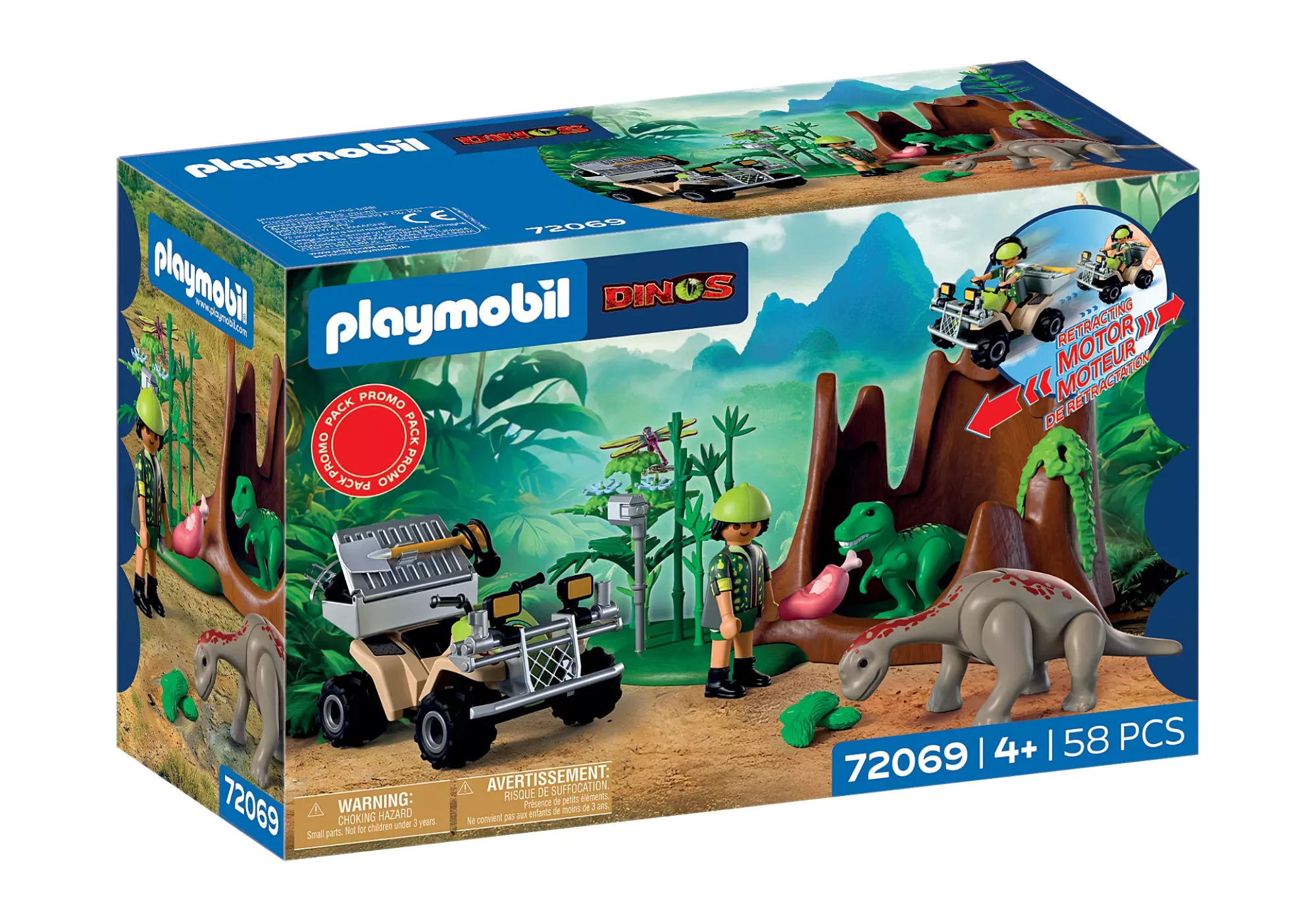PLAYMOBIL® 72069 Dino-Versteck – Prähistorisches Dino-Entdecker-Spielset