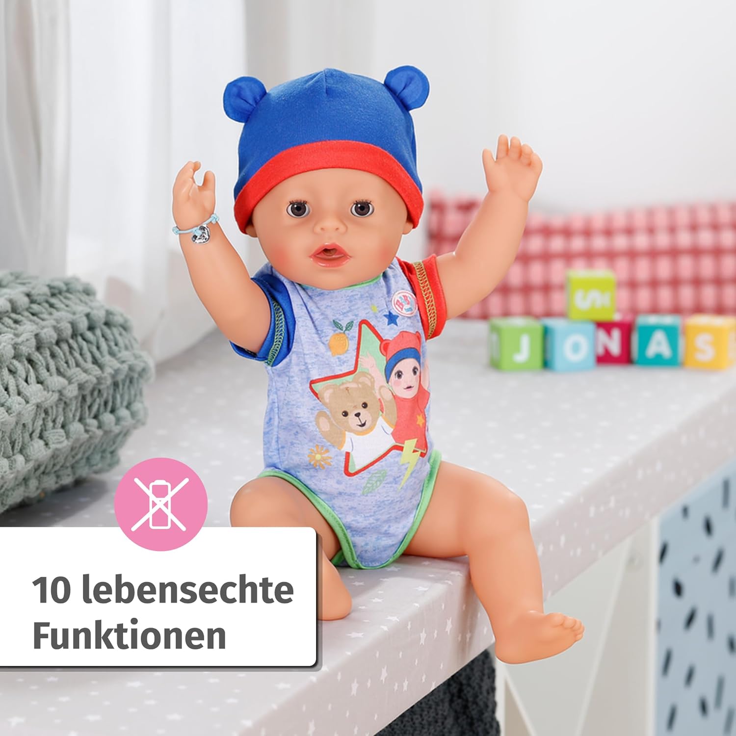 BABY born® Jonas DE Mütze, Hut, Baby, Person, Spielzeug