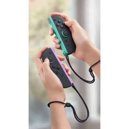 Joy-Con 2 Hellviolett Hellgruen Seitenansicht Seitenansicht Joy-Con 2 Hellviolett Hellgruen