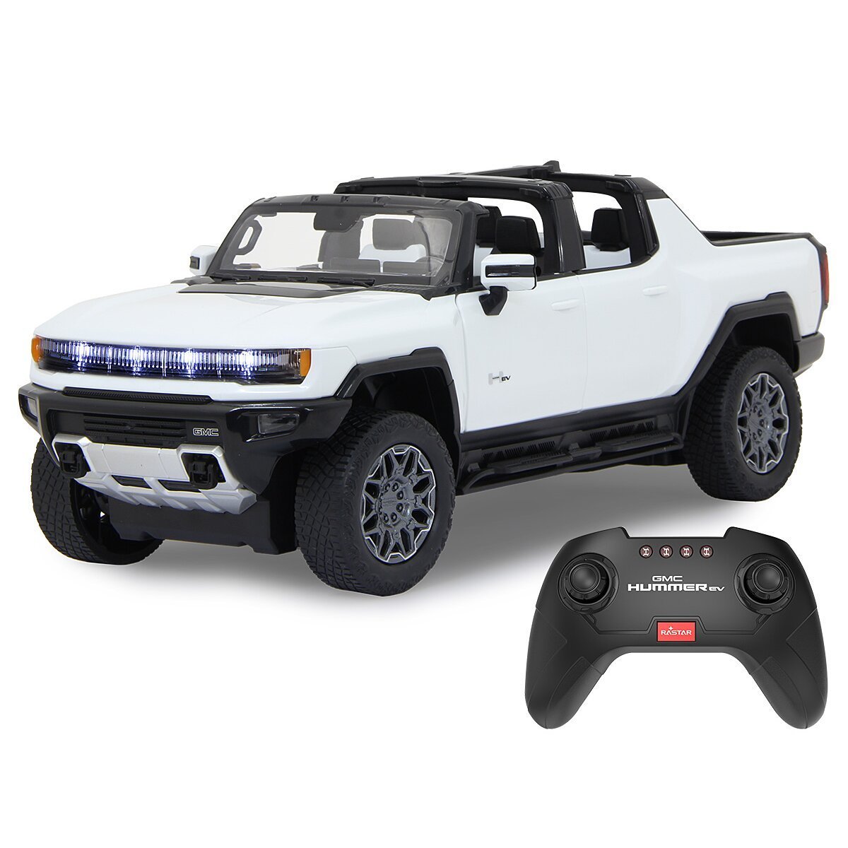 JAMARA Hummer EV 1:16 weiß 2,4GHz Tür manuell ab 6 Jahren
