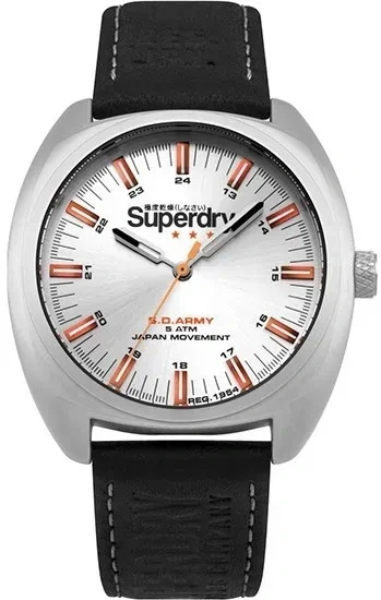 Superdry S.D. Army SYG228B - Unisex-Analoguhr, modernes Design