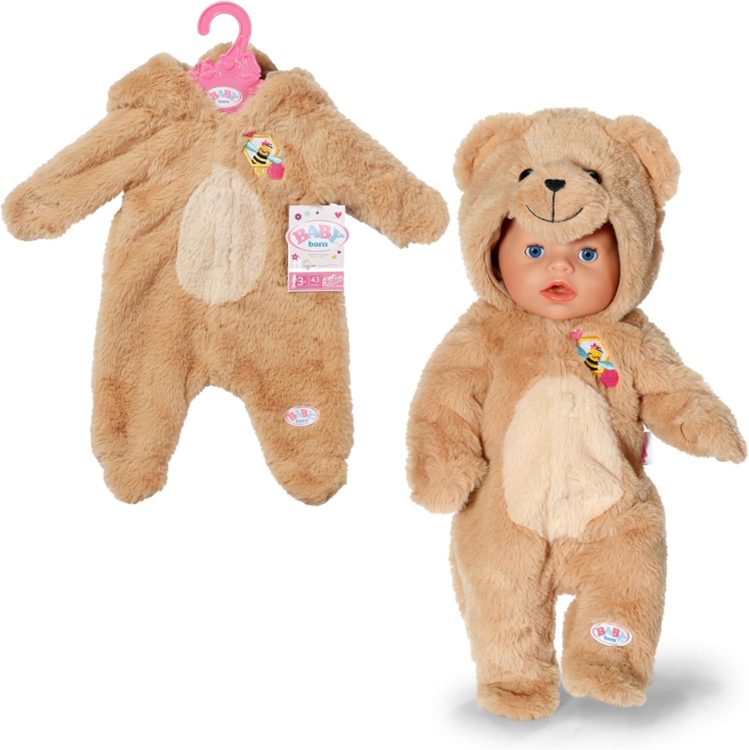 BABY born® Bär Kuschelanzug 43cm