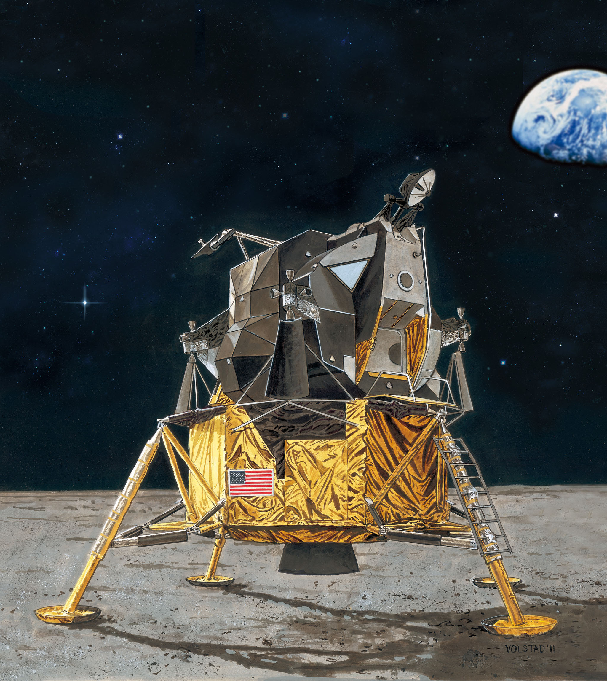 Revell 03701 Apollo 11 Lunar Module Eagle Modellbausatz Astronomie, Weltall