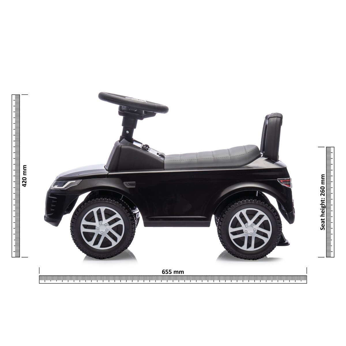 JAMARA Rutscher Land Rover Discovery schwarz 2in1 ab 12 Monaten