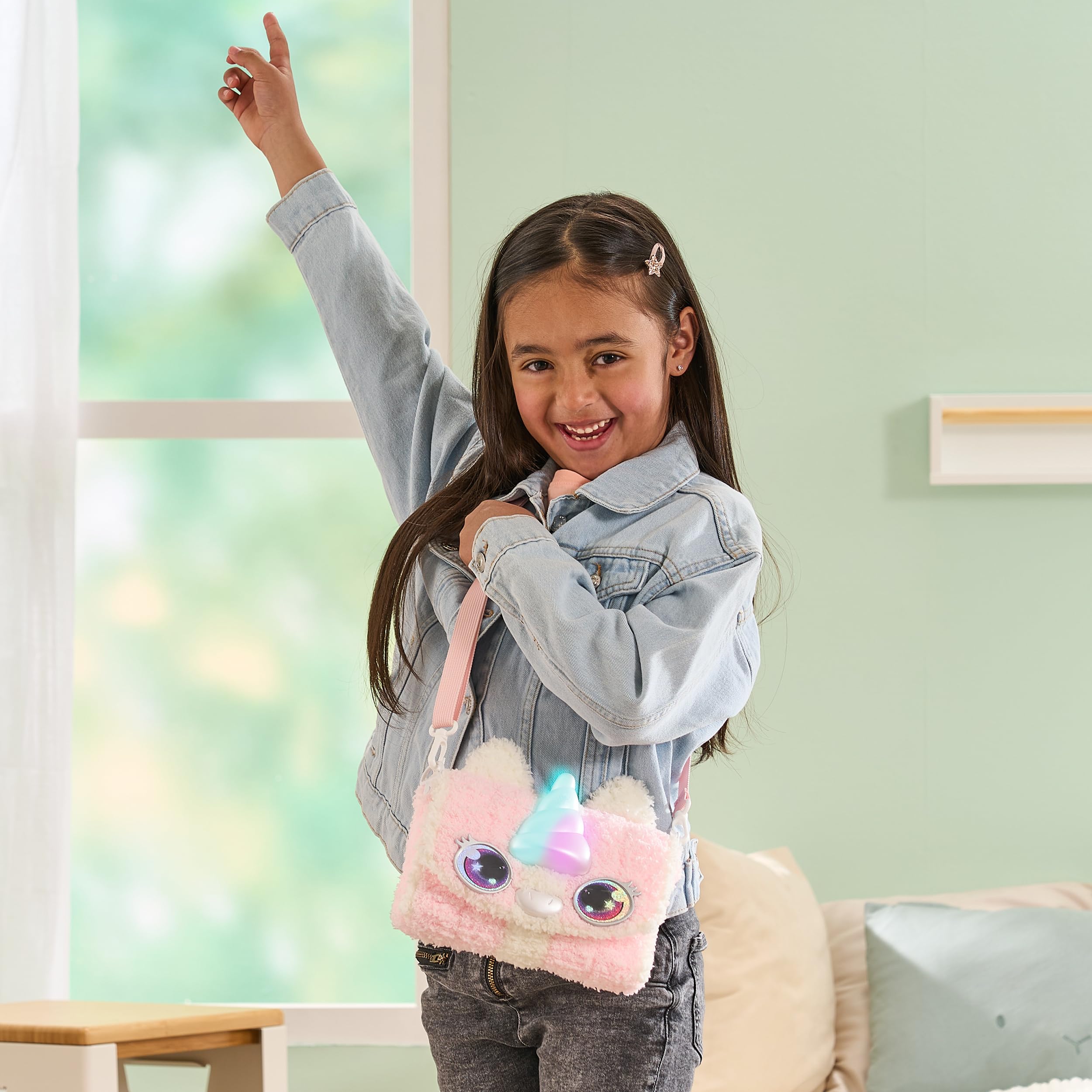 VTech Kid'Couture - Zauberhafte Einhorn-Handtasche 80573804 Handtasche, Kopf, Person, Gesicht, Kind