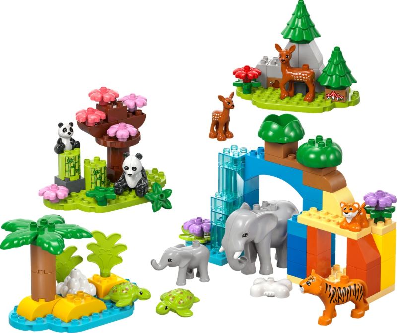 LEGO® DUPLO® Wildtier-Familien 3-in-1-Set 10446