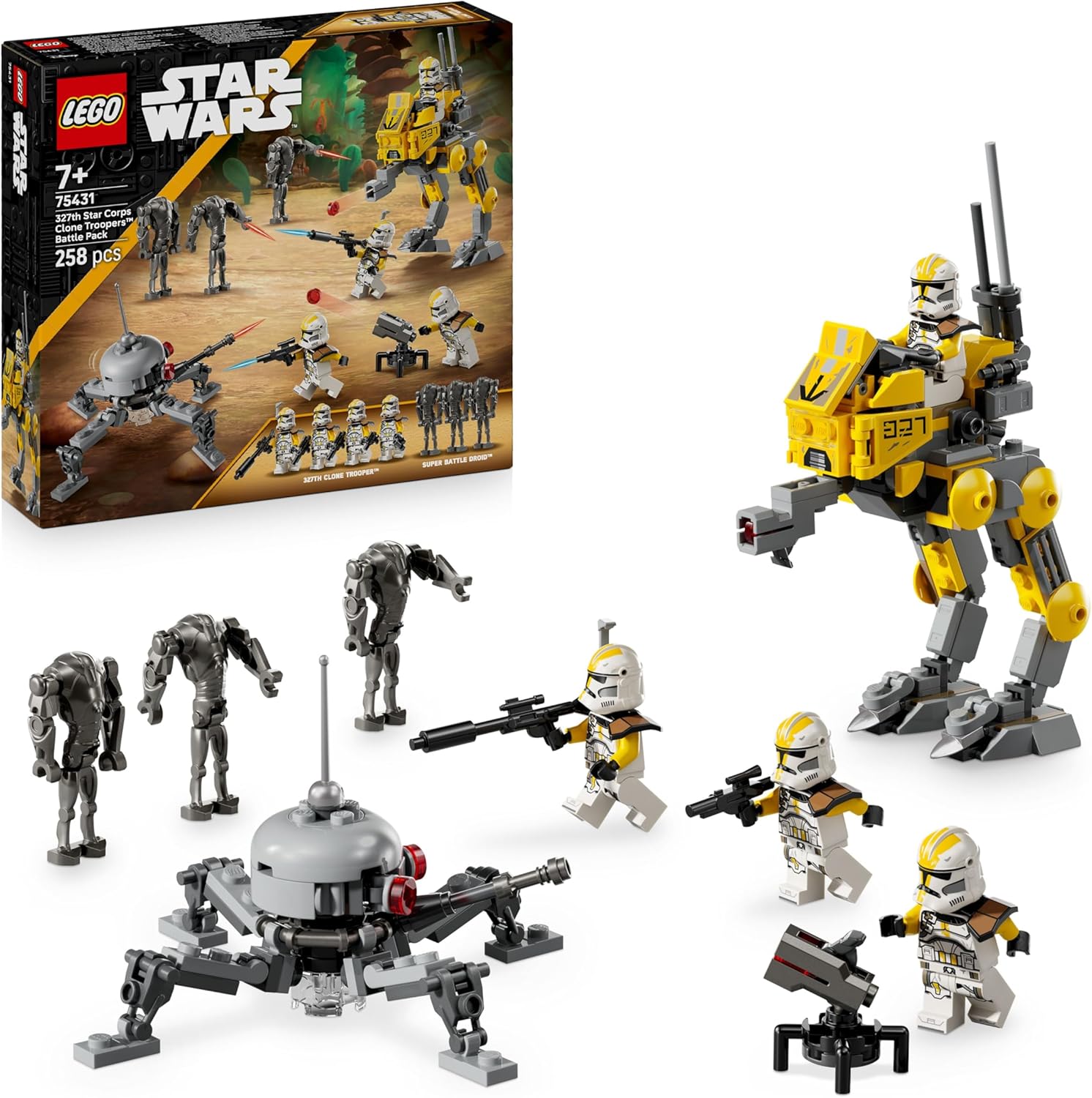 LEGO, Star, Wars, 75431, Klonsoldaten, des, 327., Sternenkorps, Battle, Pack LEGO Star Wars 75431 Klonsoldaten des 327. Sternenkorps Battle Pack