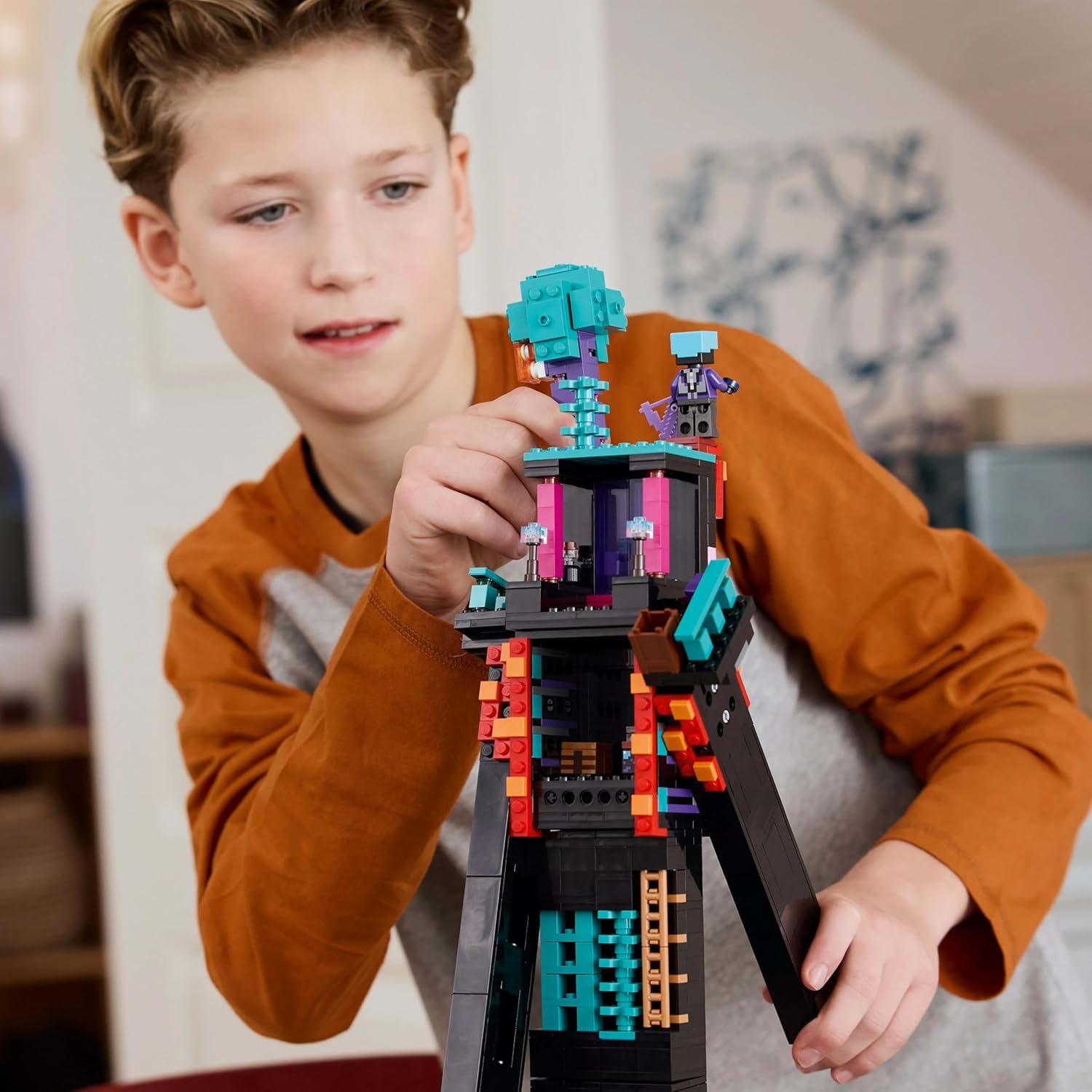 LEGO® Minecraft™ 21279 Der Enderman Turm Spielzeug, Lego-Set, Junge, Kind, Person