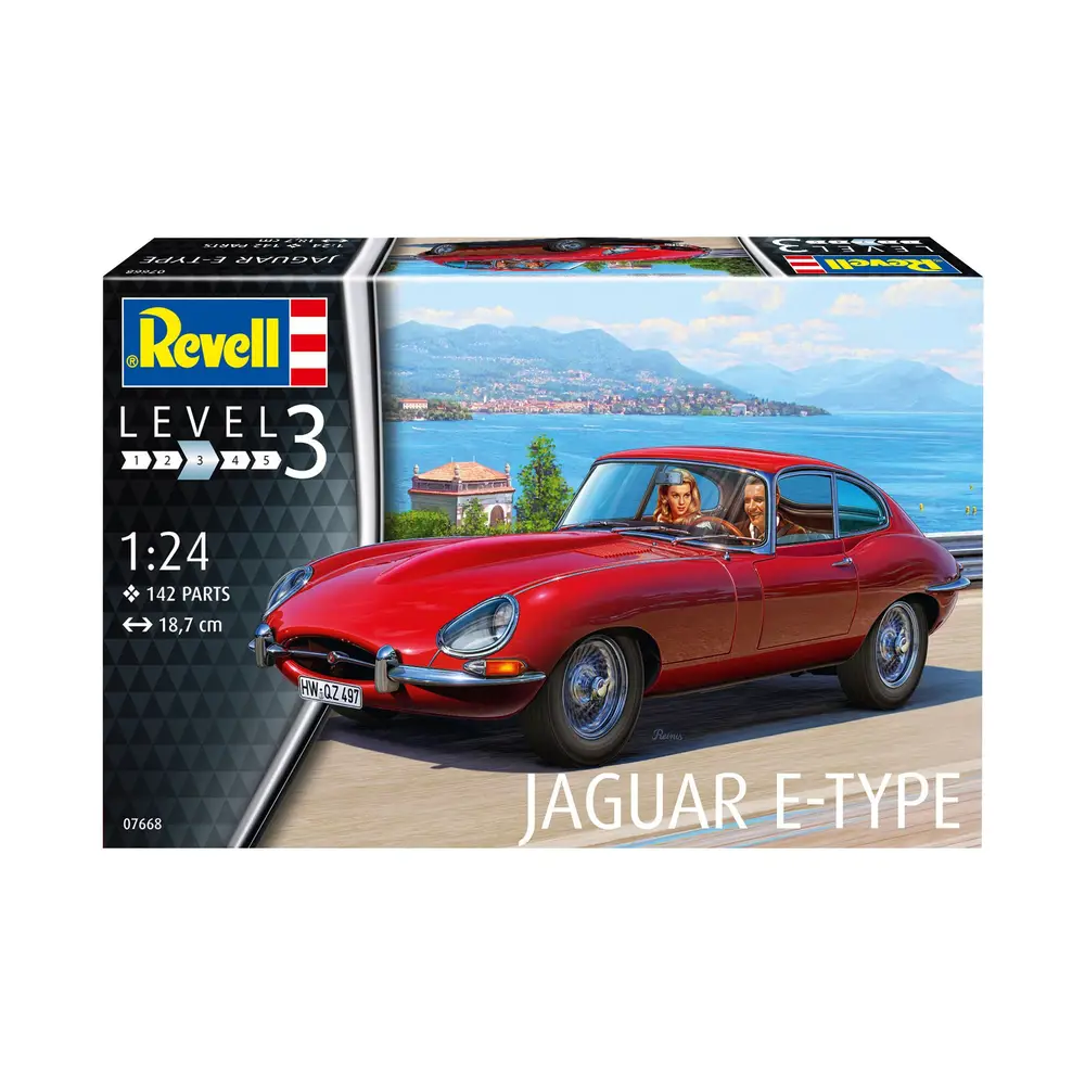 Revell 7668 Jaguar E-Type (Coupé) Revell Modellbausatz