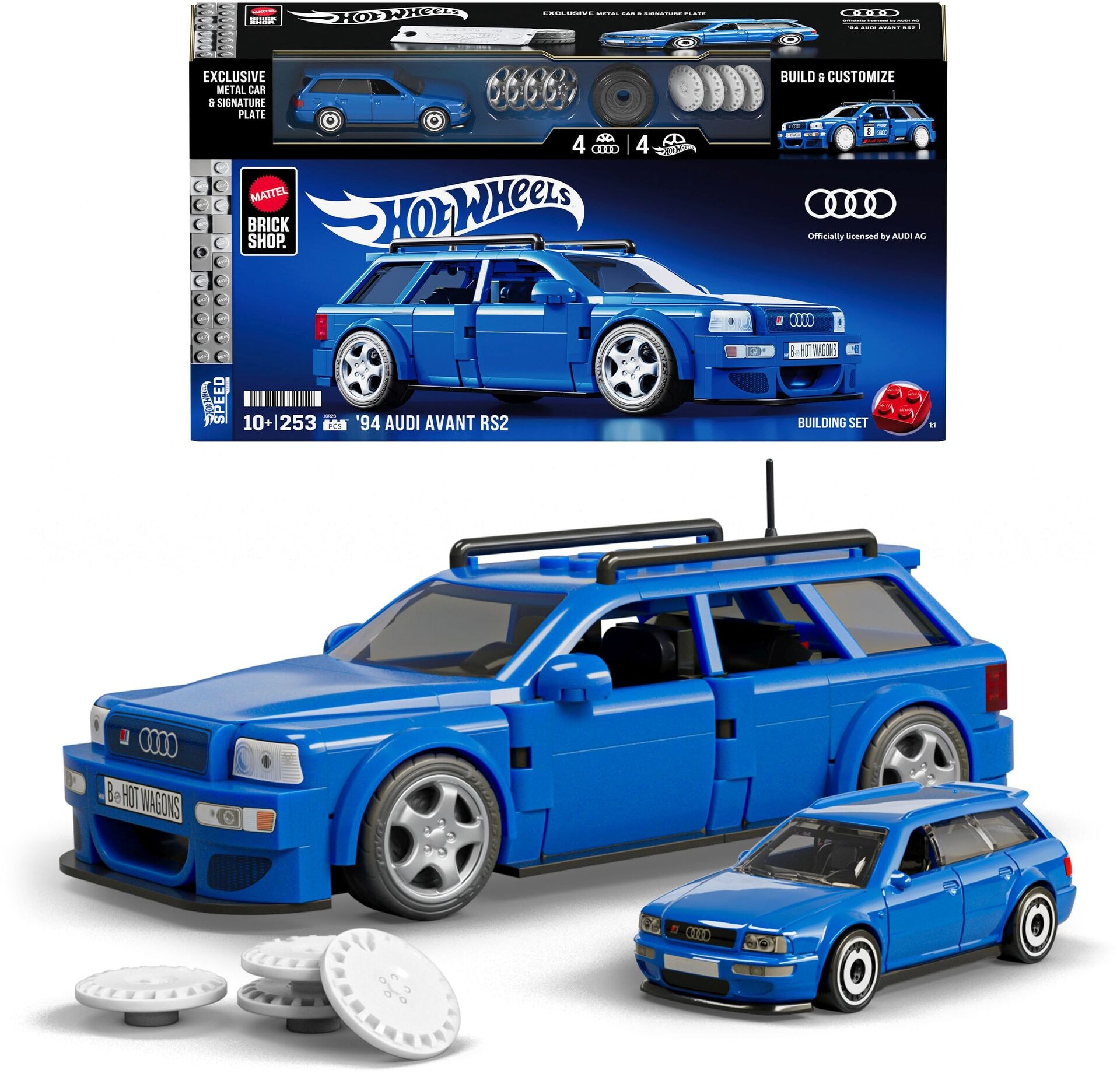 Hot Wheels Building SPEED SERIES AUDI - Mattel - MATTEL JGR28 Produktfoto - Mattel - Hot Wheels Building SPEED SERIES AUDI - Modell MATTEL JGR28