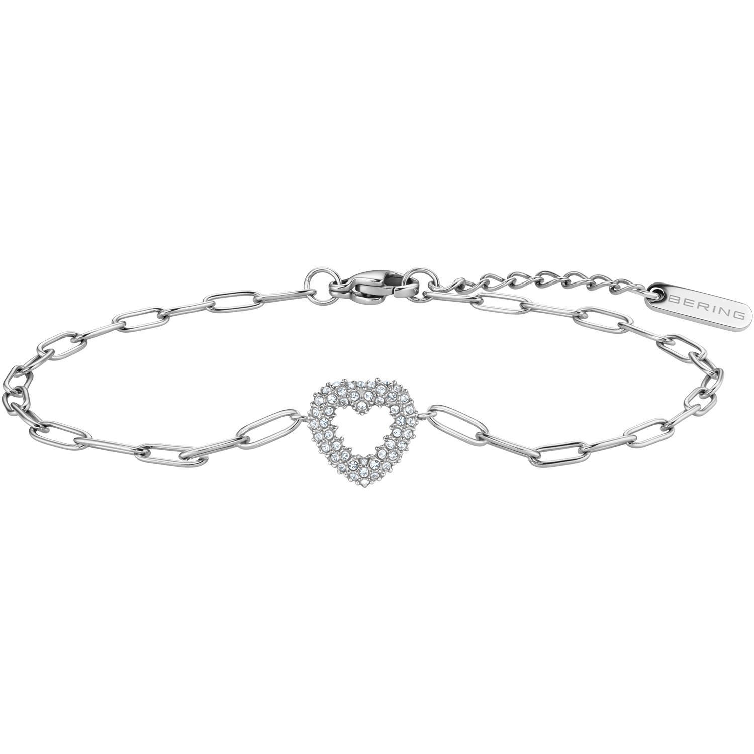 Bering 674-17-180 Armband, Damen, Silber, Herz Bering 674-17-180 Armband, Damen, Silber, Herz