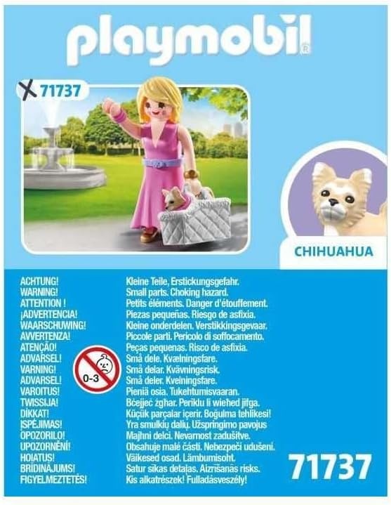 PLAYMOBIL 71737 - My Life: It-Girl mit Chihuahua im Taschenformat Werbung, Plakat, Person, Schuhe, Schuh