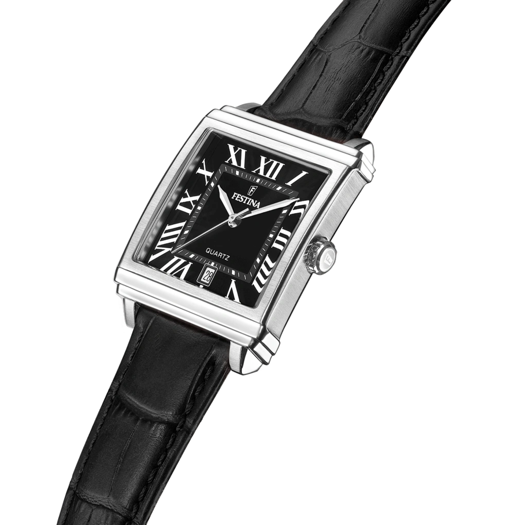 FESTINA On The Square F20681 3 – Elegante Armbanduhr mit rechteckigem Design