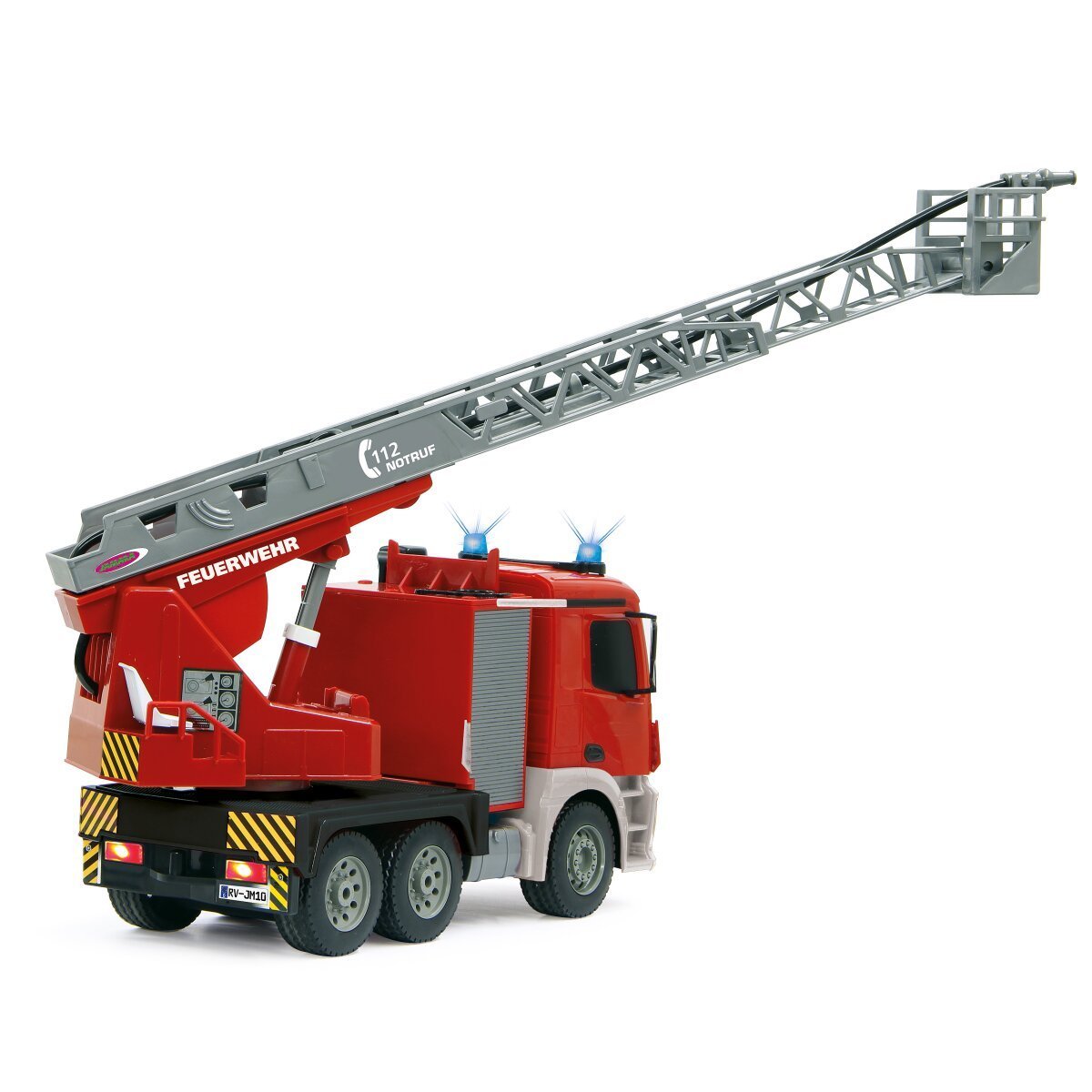 JAMARA Feuerwehr Drehleiter Mercedes-Benz Antos 1:20 2,4GHz mit Spritzfunktion ab 6 Jahren