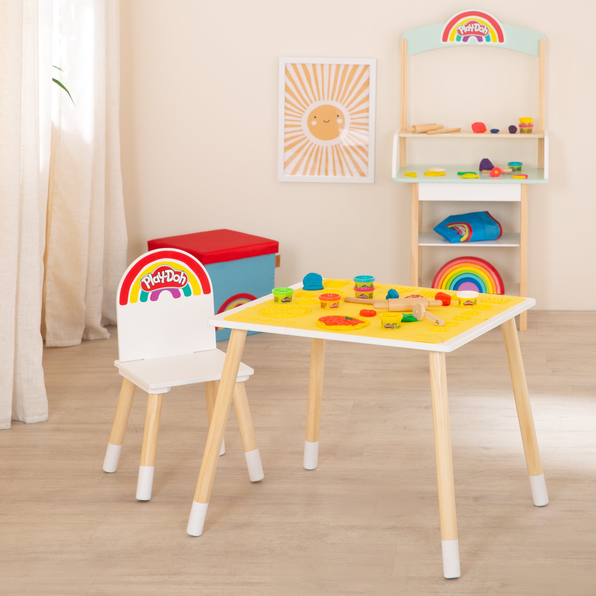 Roba 450015PD1ZU Sitzgruppen-Set roba x Play-Doh weiß – Spielmöbel - Bild 3 Roba 450015PD1ZU Sitzgruppen-Set roba x Play-Doh weiß – Spielmöbel - Produktbild 3