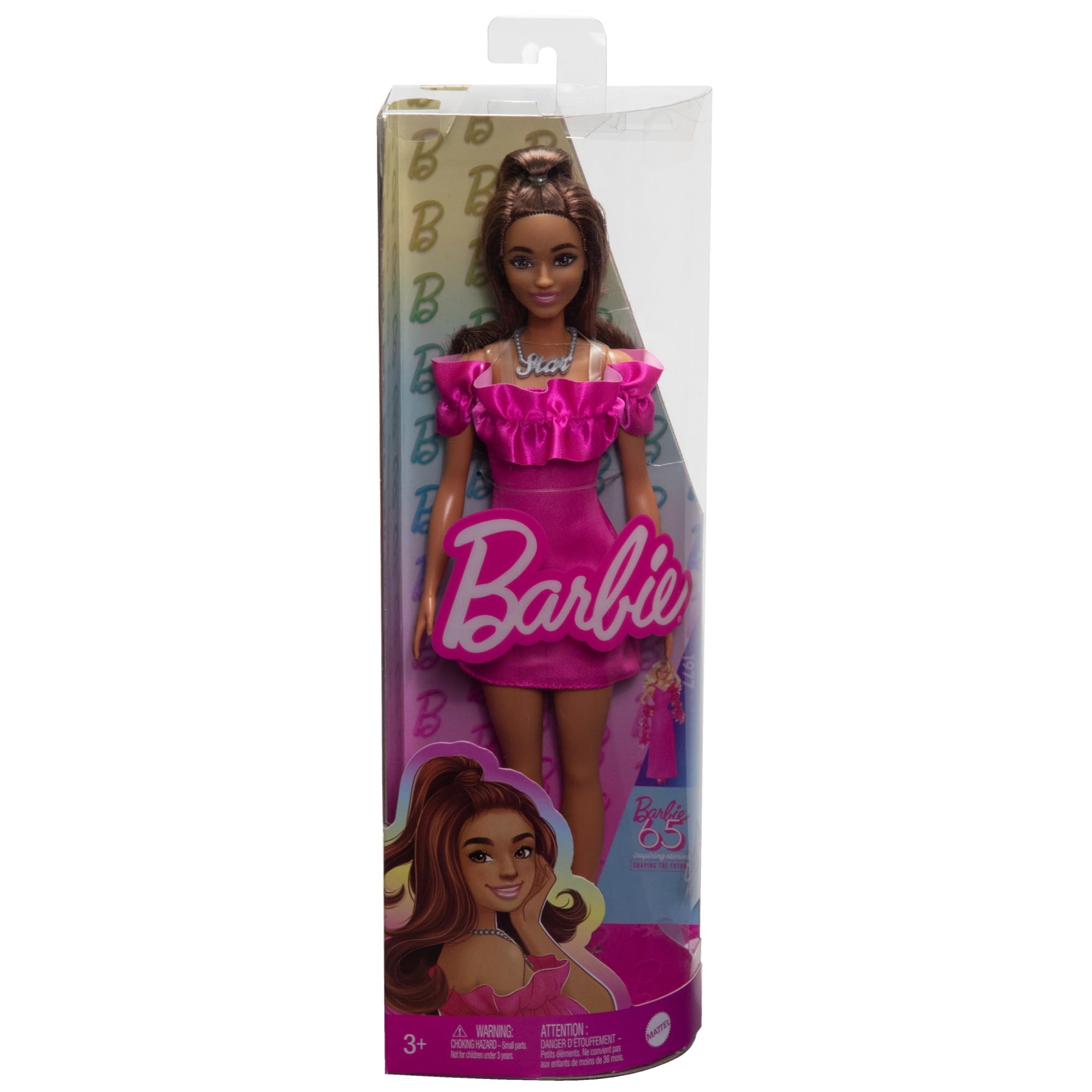 Barbie Fashionistas Nr. 217 (HRH15) – 65‑Jahre‑Style mit Partykleid & Accessoires Mattel, Barbie, Fashionistas, Puppe, Nr., 217, HRH15