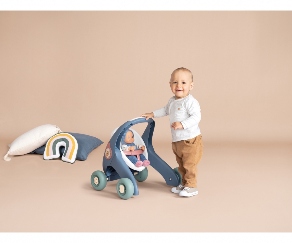 Smoby Smoby LS 3-in1 Lauflernwagen + Puppe