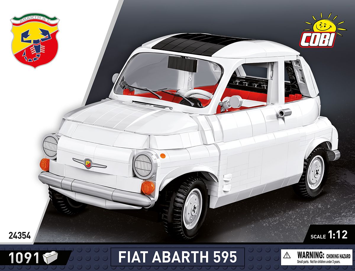 Cobi 24354 1965 Fiat 500 Abarth Auto, Limousine, Rad, Auto, Limousine, Rad, Auto, Limousine, Rad, Plakat