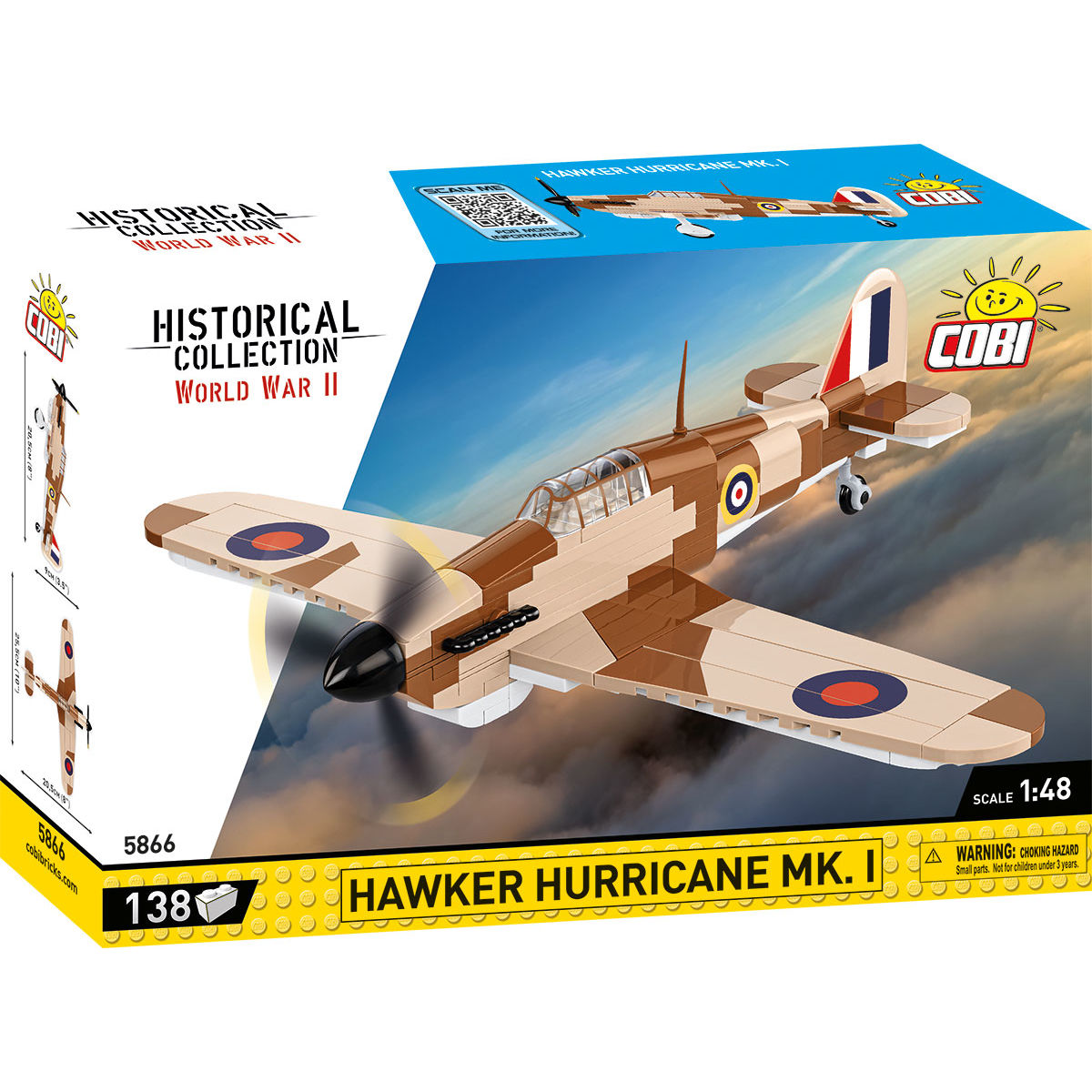 COBI 5866 - HAWKER Hurricane MK.1 COBI 5866 - HAWKER Hurricane MK.1