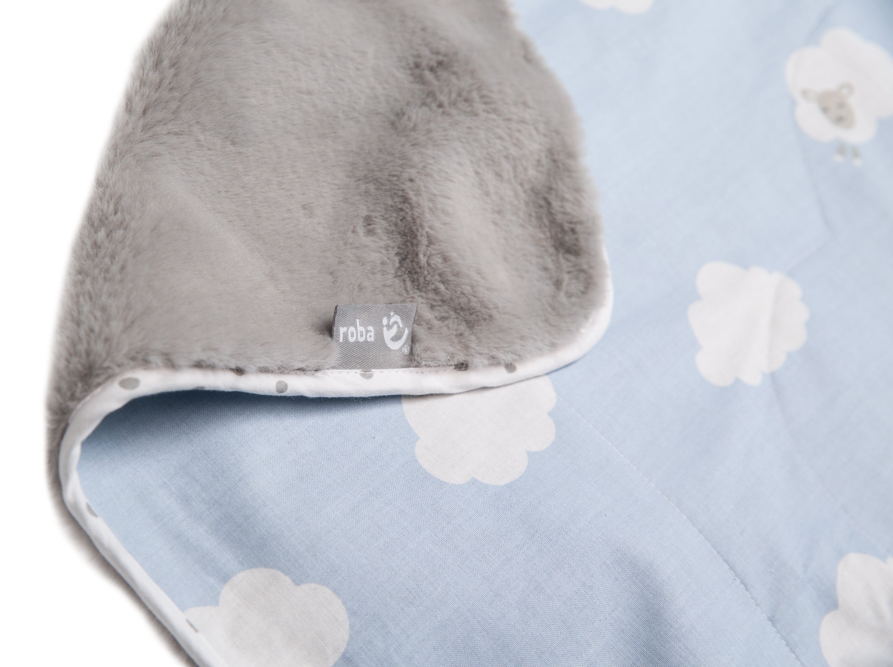Roba 306100V203 Kuscheldecke Kleine Wolke blau – Heim Textilien - Bild 2 Roba 306100V203 Kuscheldecke Kleine Wolke blau – Heim Textilien - Produktbild 2