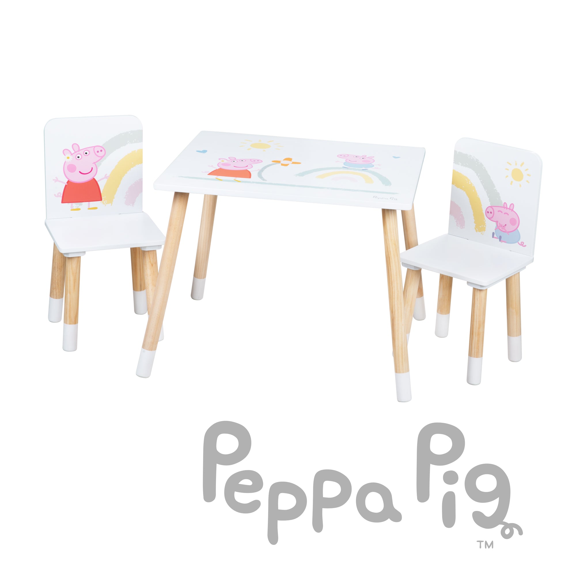 Roba 450019PP1 Kindersitzgruppe Peppa Pig weiß – Spielmöbel - Produktbild 3