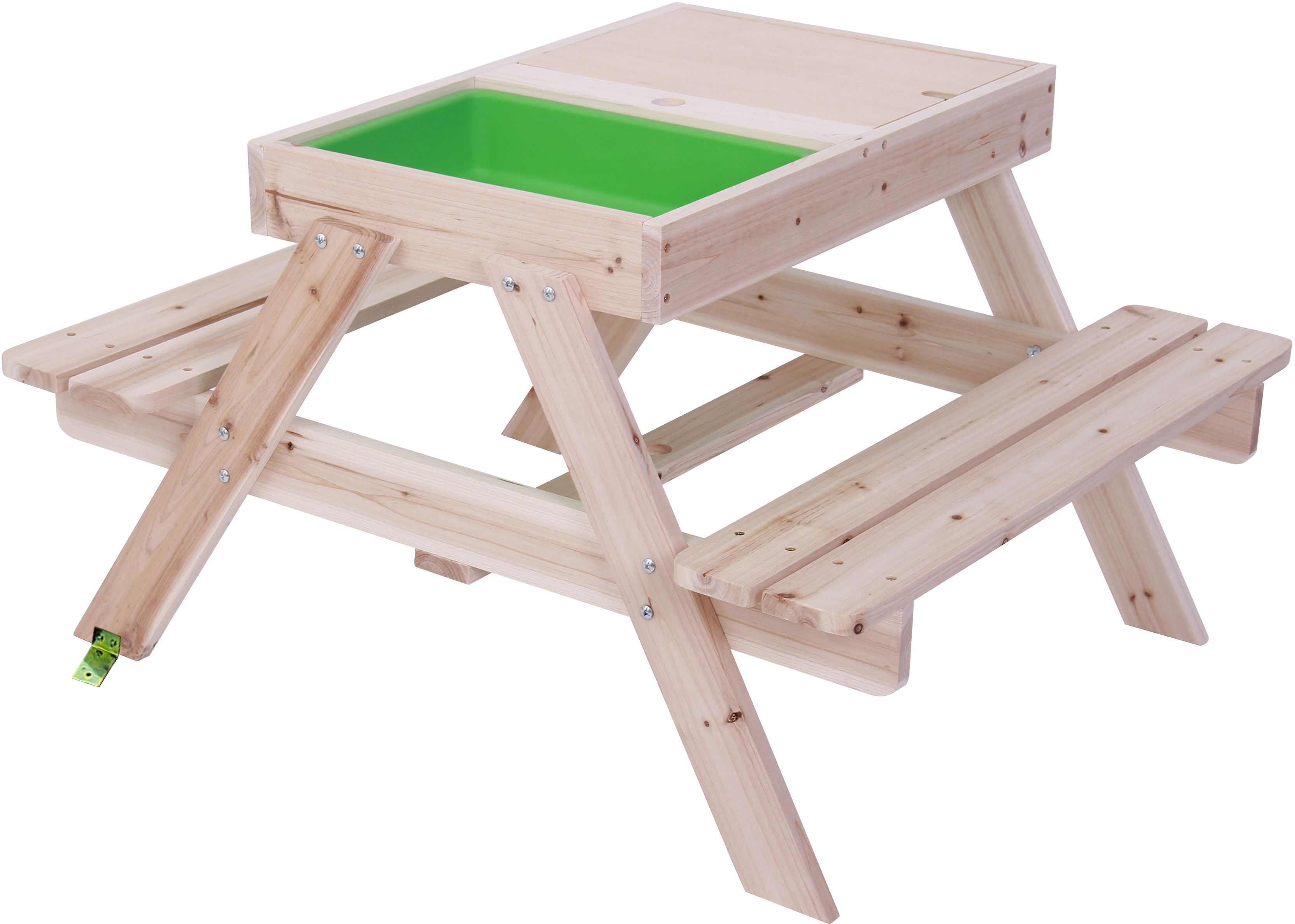 Outdoor active Matsch-und Sitzgarnitur Länge 78 cm Holz, Mobiliar, Sperrholz, Tabelle