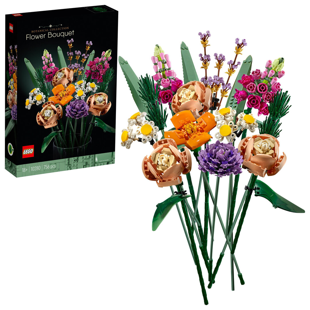 LEGO® Creator Expert Blumenstrauß 10280 Blume, Blumen-Arrangement, Pflanze, Blumenstrauß, Florales Design