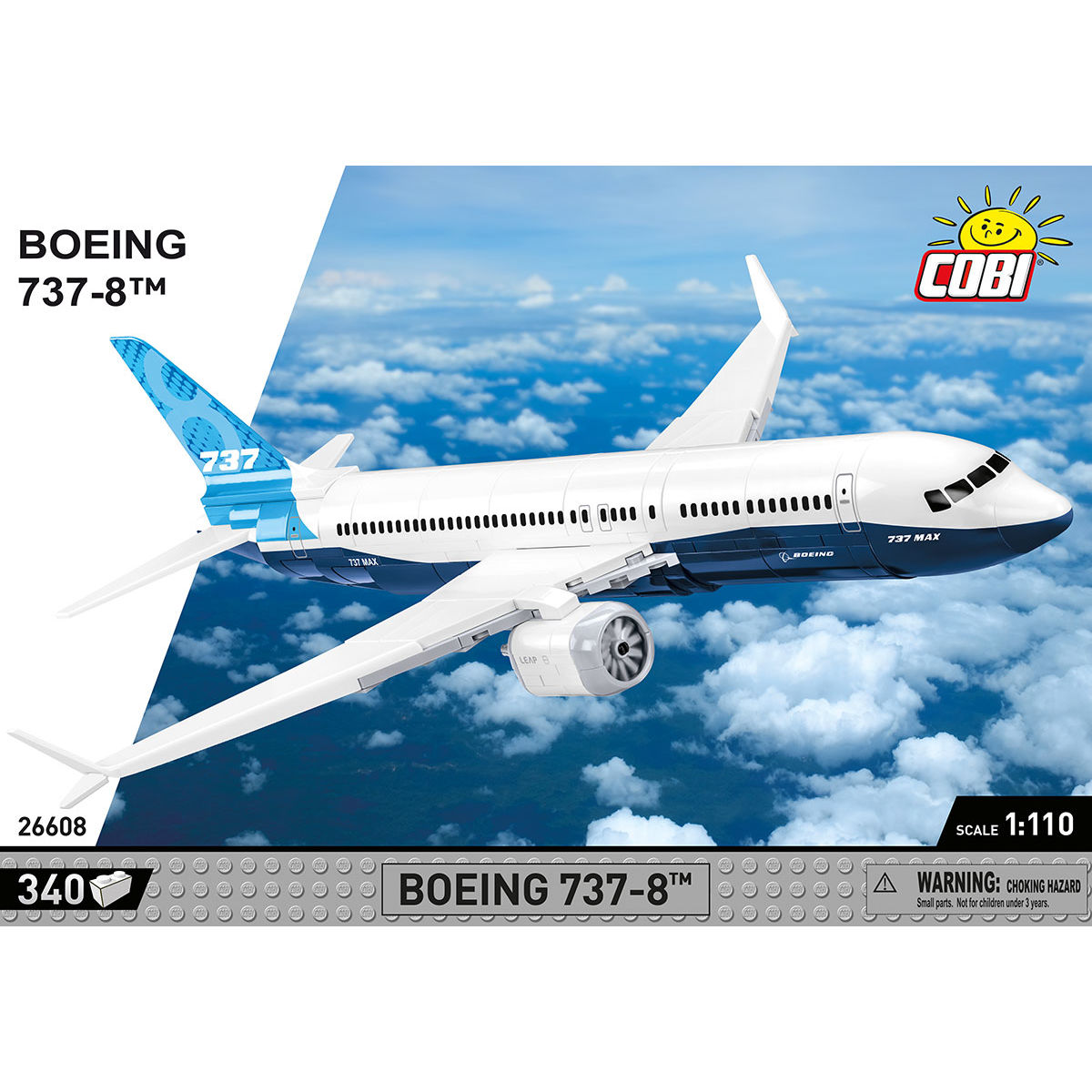 COBI 26608 - BOEING 737 8™ SCALE 1: 110 - Bild 3 COBI 26608 - BOEING 737 8™ SCALE 1: 110 - Bild 3