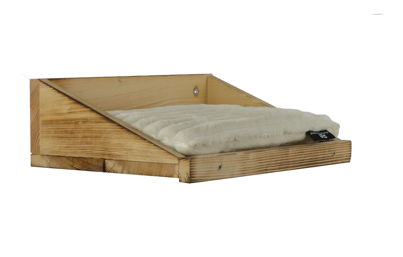 Rohrschneider RS 01128 Wandmulde geflammt Kissen Cord Deluxe Beige – Wandliege