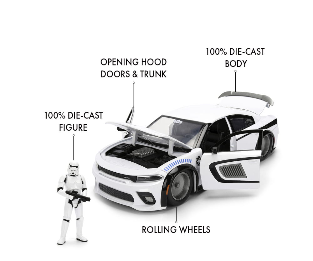 Jada Star Wars Storm Trooper Dodge 1:24