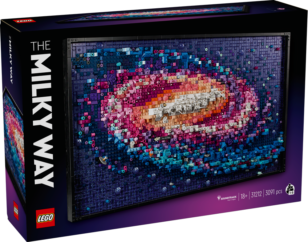 LEGO 31212 ART Die Milchstraßen-Galaxie LEGO, 31212, ART, Die, Milchstraßen-Galaxie, Kunst, Kachel, Überwachen, Bildschirm, Zubehör